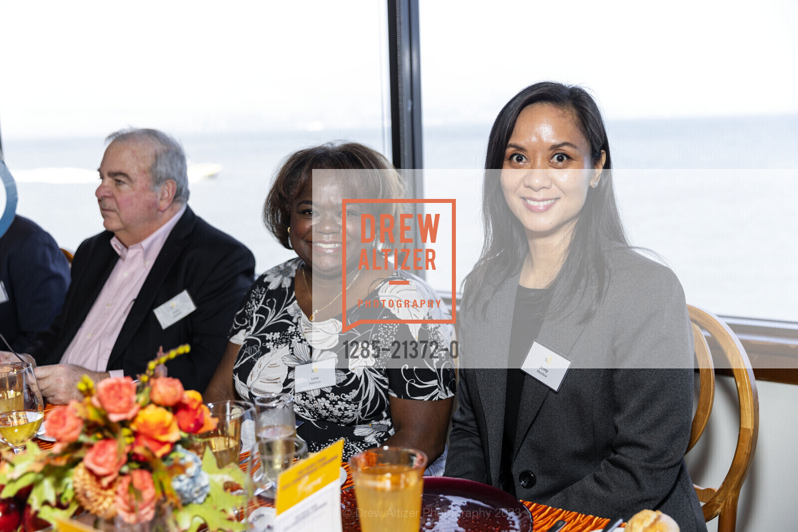 Lena Robinson, Jenny Mendoza, BASIC Fund 25th Anniversary Luncheon, St. Francis Yacht Club. 99 Yacht Rd, SF, CA 94123 US, September 26th, 2023, Photo #1285-21372-0 Lena Robinson, Jenny Mendoza, Photo #1285-21372-0