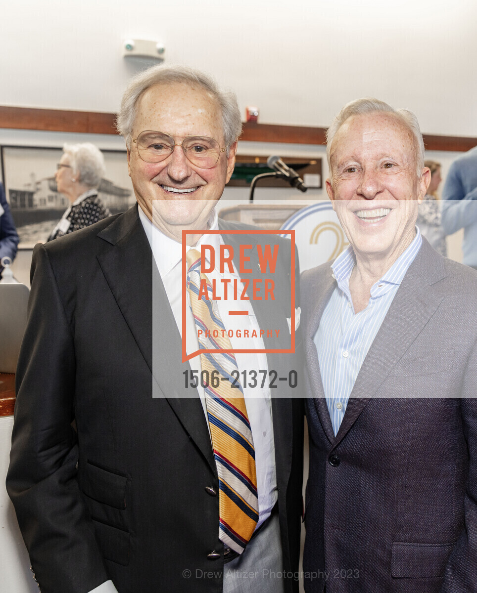 Roger Walther, R Stephen Doyle, BASIC Fund 25th Anniversary Luncheon, St. Francis Yacht Club. 99 Yacht Rd, SF, CA 94123 US, September 26th, 2023, Photo #1506-21372-0 Roger Walther, R Stephen Doyle, Photo #1506-21372-0