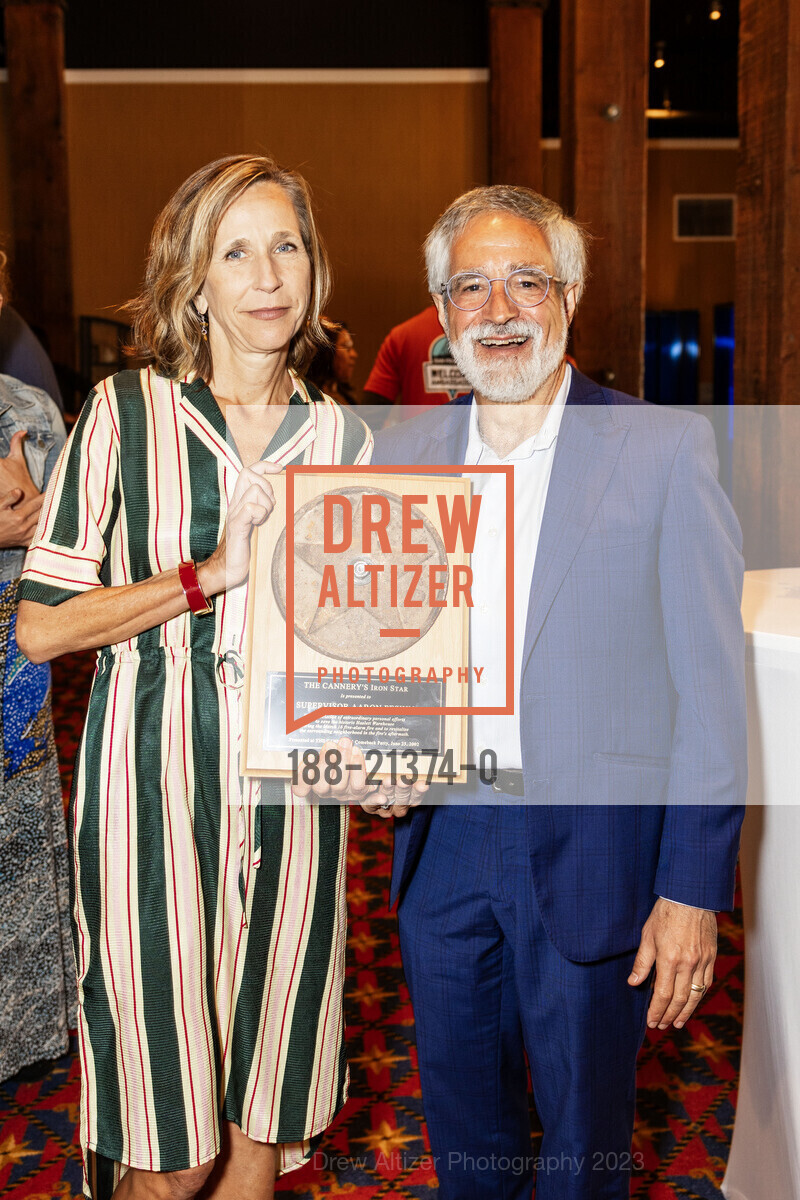 Sarah Dennis Phillips, Aaron Peskin, Argonaut Hotel Sip & Sea 20th Anniversary Event, Sonia Sparks. 495 Jefferson St, SF, CA 94109 US, September 27th, 2023, Photo #188-21374-0 Sarah Dennis Phillips, Aaron Peskin, Photo #188-21374-0
