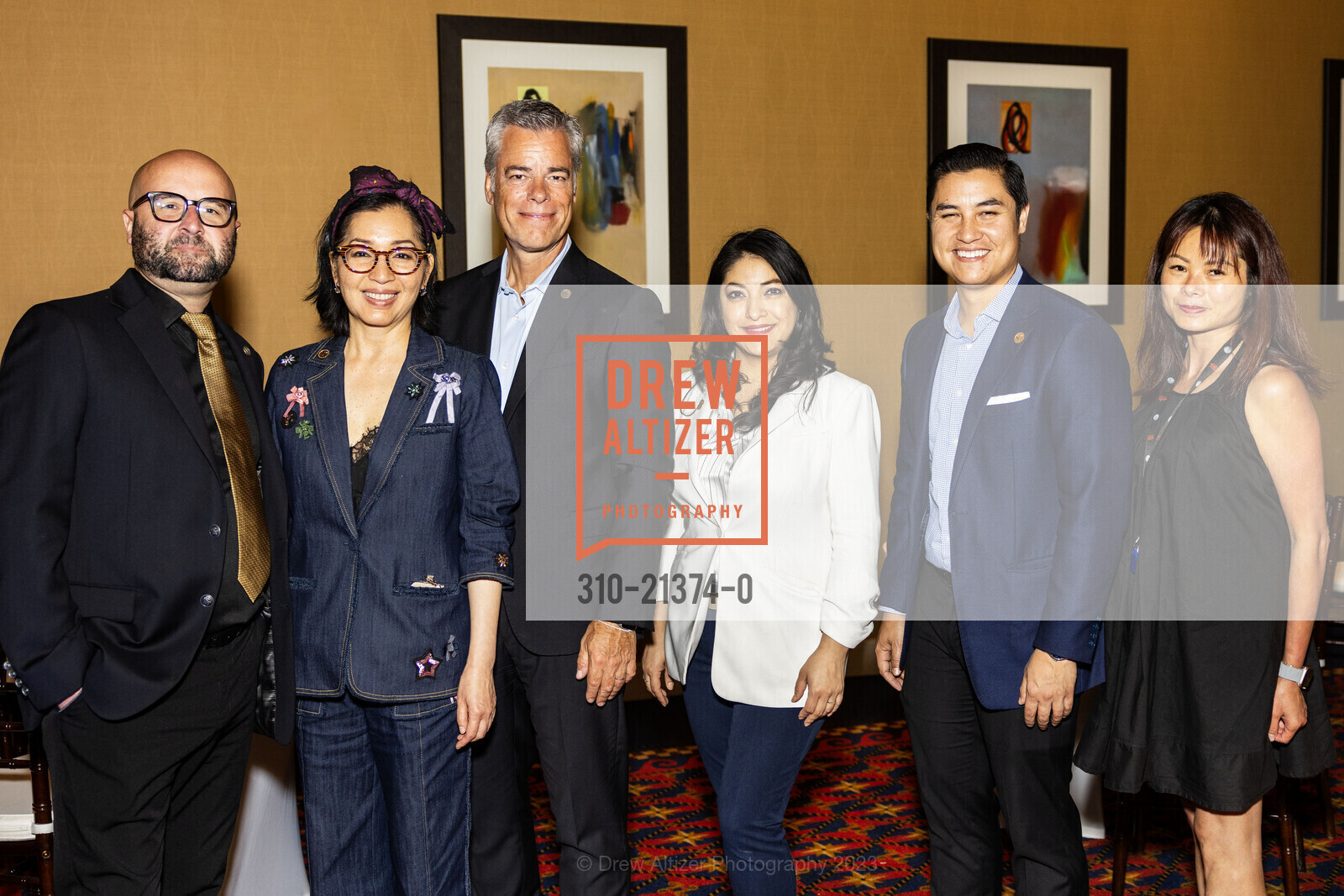 Tony Roumph, Stefan Muhle, Deysa Salinas, Steven Marais, Argonaut Hotel Sip & Sea 20th Anniversary Event, Sonia Sparks. 495 Jefferson St, SF, CA 94109 US, September 27th, 2023, Photo #310-21374-0 Tony Roumph, Stefan Muhle, Deysa Salinas, Steven Marais, Photo #310-21374-0