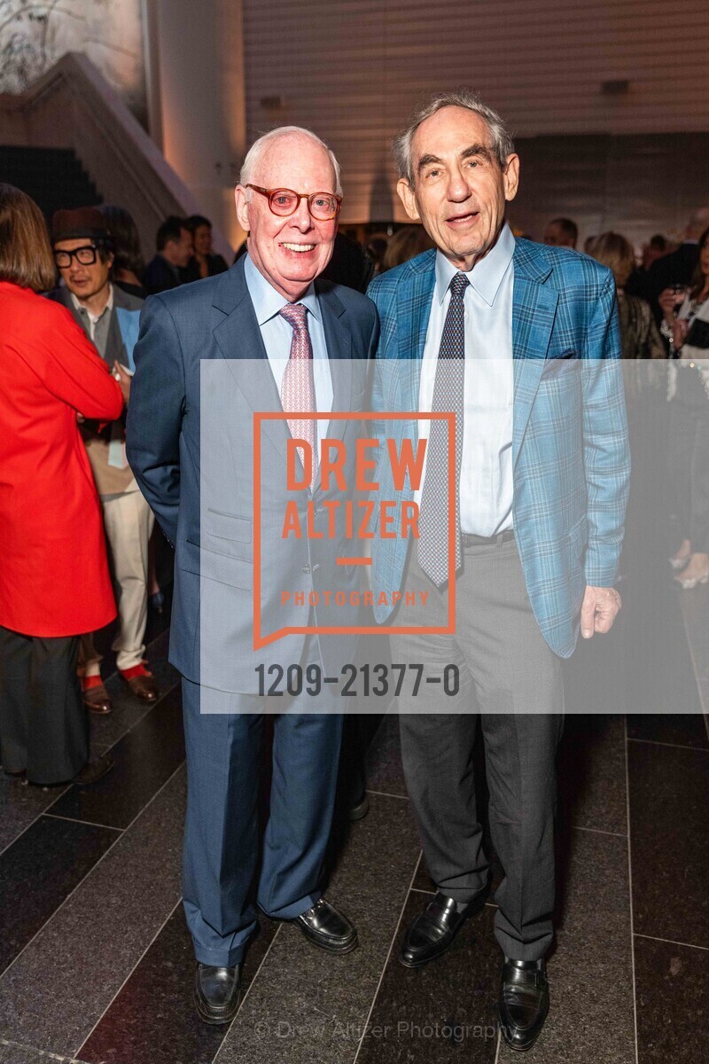 Roy Curry, Ken Novack, SFMOMA Director's Circle Dinner with artist Jaune Quick-to-See-Smith, San Francisco Museum of Modern Art. 151 3rd St, SF, CA 94103 US, Photo #1209-21377-0 Roy Curry, Ken Novack, Photo #1209-21377-0
