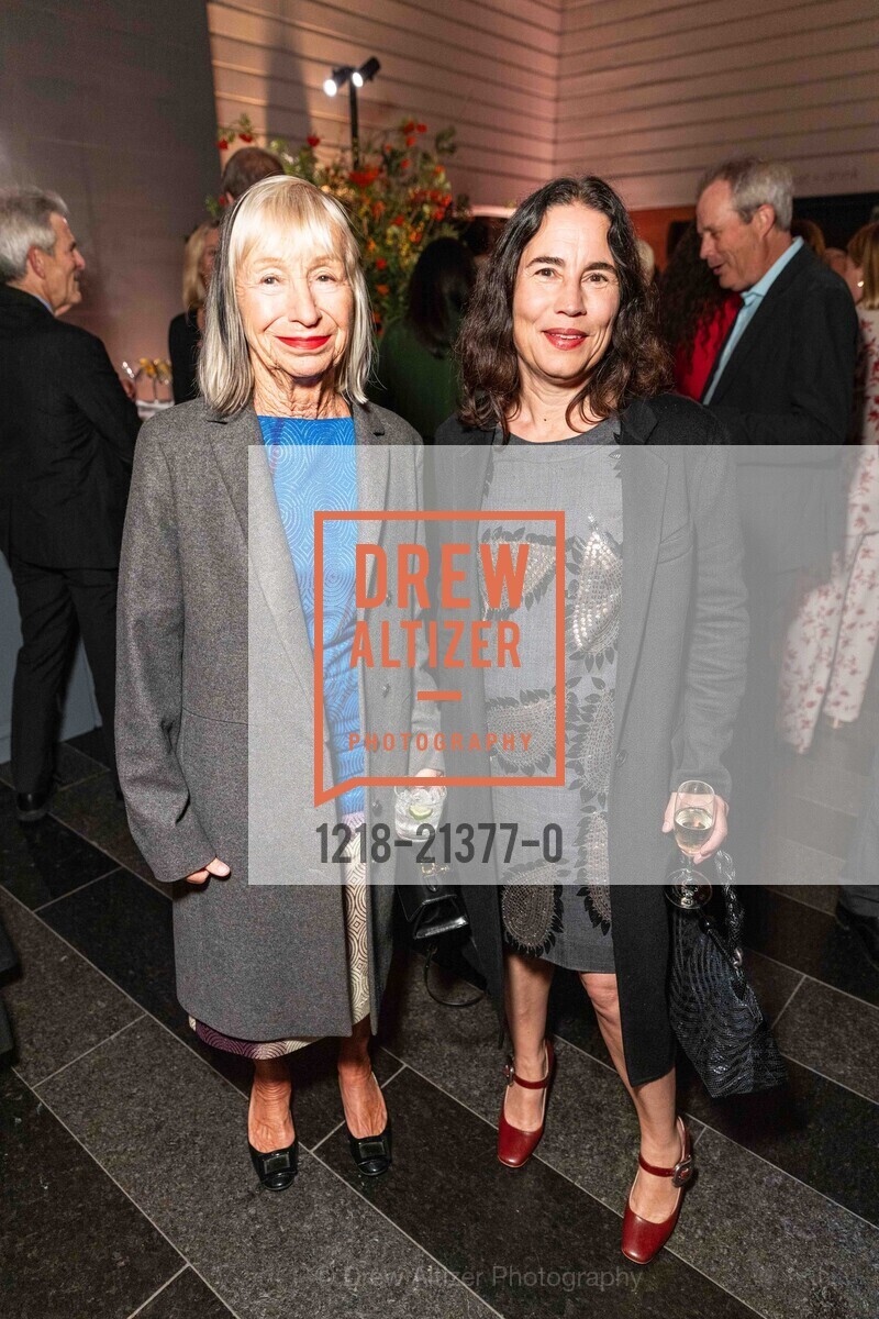 Mary Miner, Nicola Miner, SFMOMA Director's Circle Dinner with artist Jaune Quick-to-See-Smith, San Francisco Museum of Modern Art. 151 3rd St, SF, CA 94103 US, Photo #1218-21377-0 Mary Miner, Nicola Miner, Photo #1218-21377-0