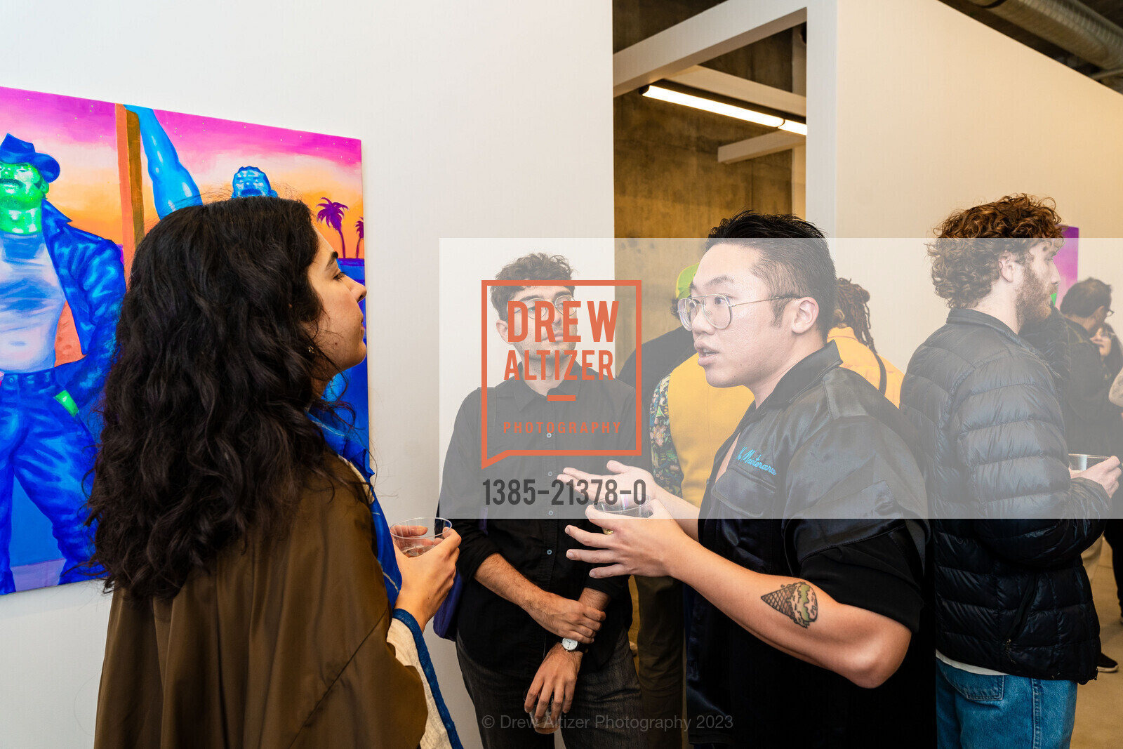 Naz Cuguoglu, Anthony Graham, Justin Yoon, Market Street Arts Mixer x Jonathan Carver Moore, Jonathan Carver Moore. 966 Market St, SF, CA 94102 US, September 28th, 2023, Photo #1385-21378-0 Naz Cuguoglu, Anthony Graham, Justin Yoon, Photo #1385-21378-0