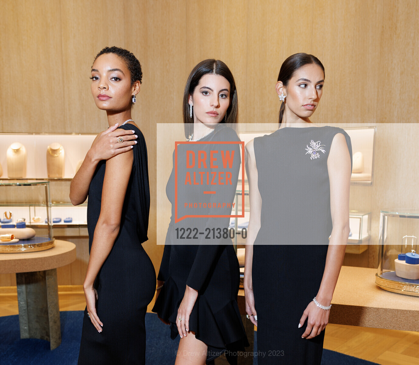 Erica Bazile, Ashley Bell, Vanessa Figueroa, Tiffany & Co. Palo Alto Opening Celebration, Tiffany & Co. 149 Stanford Shopping Center, Palo Alto, CA 94304, September 28th, 2023, Photo #1222-21380-0 Erica Bazile, Ashley Bell, Vanessa Figueroa, Photo #1222-21380-0