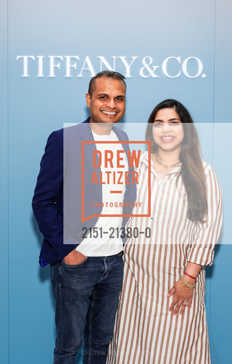 Gaurav Jain, Anu Jain, Tiffany & Co. Palo Alto Opening Celebration, Tiffany & Co. 149 Stanford Shopping Center, Palo Alto, CA 94304, Photo #2151-21380-0 Gaurav Jain, Anu Jain, Photo #2151-21380-0