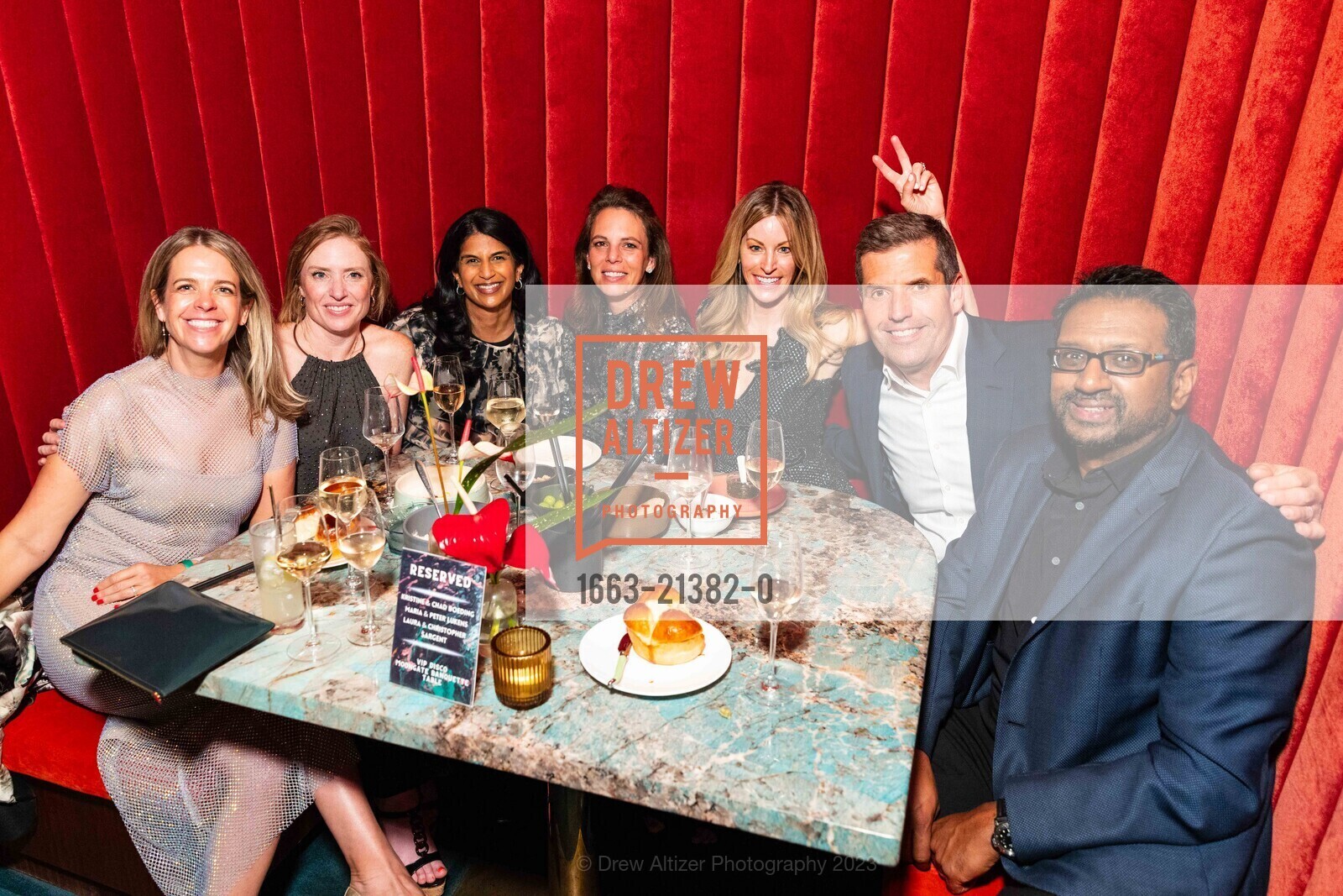Zoe Johns Catalano, Katelyn Wheeler, Mala Reddy, Lauren Sargent, Arujunaa Loganaathan, Pierce's Pledge First Annual FUNraiser, Mister Jiu's. 28 Waverly Pl, SF, CA 94108 US, September 28th, 2023, Photo #1663-21382-0 Zoe Johns Catalano, Katelyn Wheeler, Mala Reddy, Lauren Sargent, Arujunaa Loganaathan, Photo #1663-21382-0