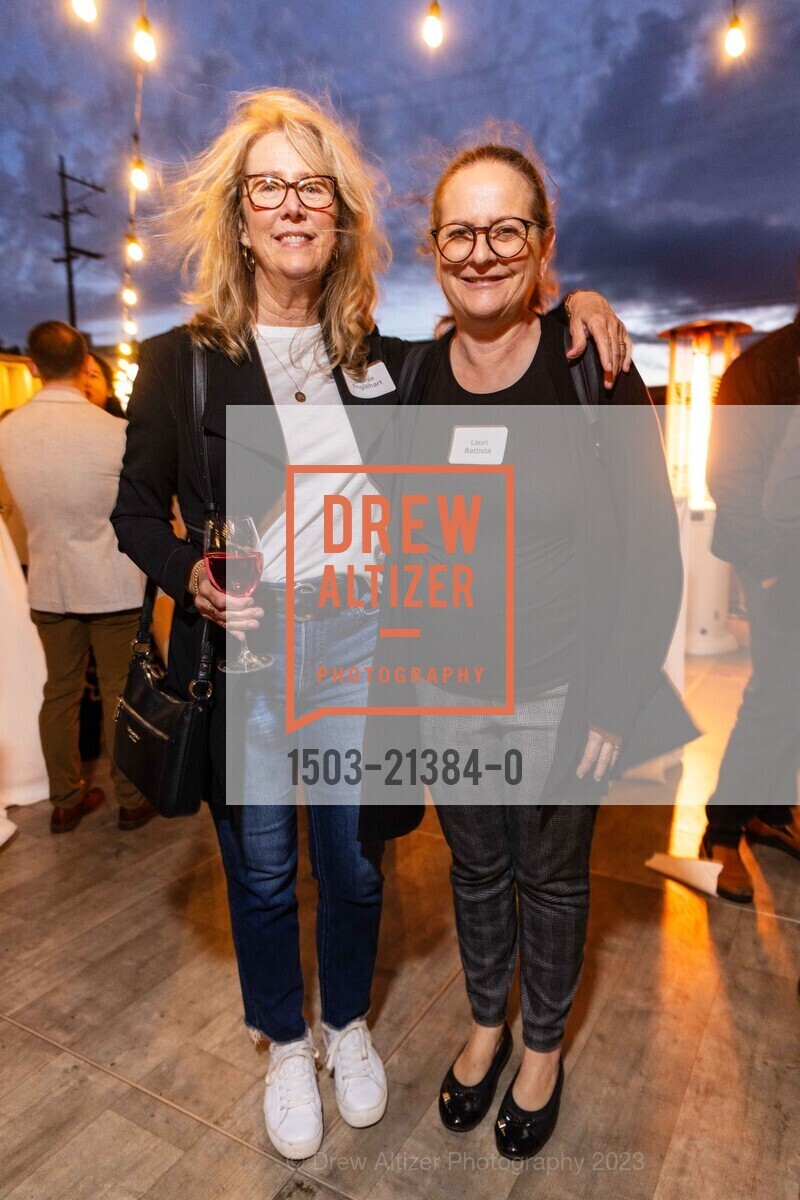 Louise Englehart, Lauri Battista, Whiskey & Wellness Hosted by Mead Quin, Hammerling Wines. 1350 Fifth St, Berkeley, CA 94710 US, September 29th, 2023, Photo #1503-21384-0 Louise Englehart, Lauri Battista, Photo #1503-21384-0
