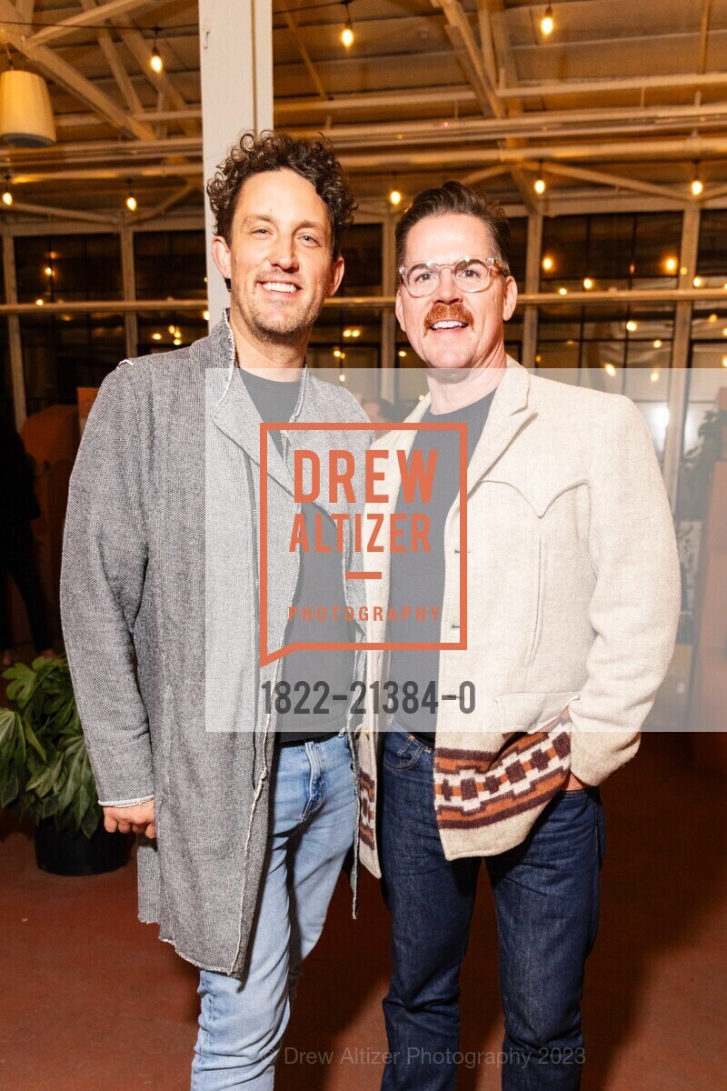 Pete Rodway, Forrest Gregg, Whiskey & Wellness Hosted by Mead Quin, Hammerling Wines. 1350 Fifth St, Berkeley, CA 94710 US, September 29th, 2023, Photo #1822-21384-0 Pete Rodway, Forrest Gregg, Photo #1822-21384-0