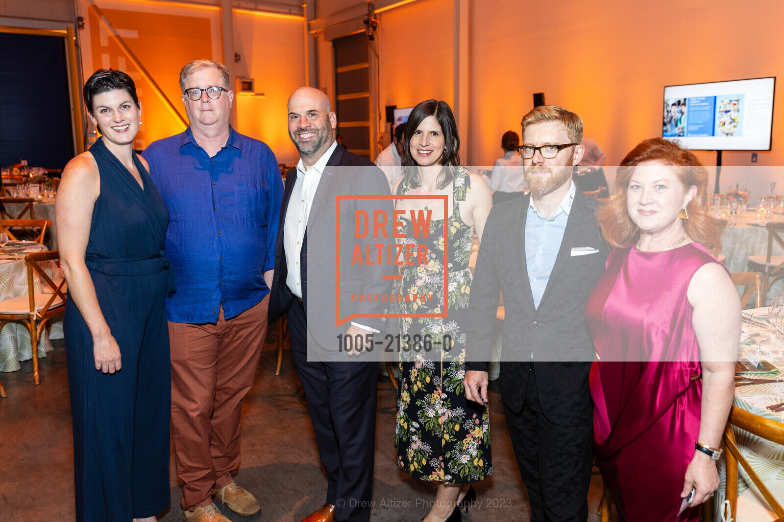 Shannon O'Rourke, Daniel O'Rourke, Aaron Filner, Lee Filner, Aaron Goldsmid, Laura Posey, One Big Table 2023, SF-Marin Food Bank. 900 Pennsylvania Ave, SF, CA 94107 US, September 30th, 2023, Photo #1005-21386-0 Shannon O'Rourke, Daniel O'Rourke, Aaron Filner, Lee Filner, Aaron Goldsmid, Laura Posey, Photo #1005-21386-0