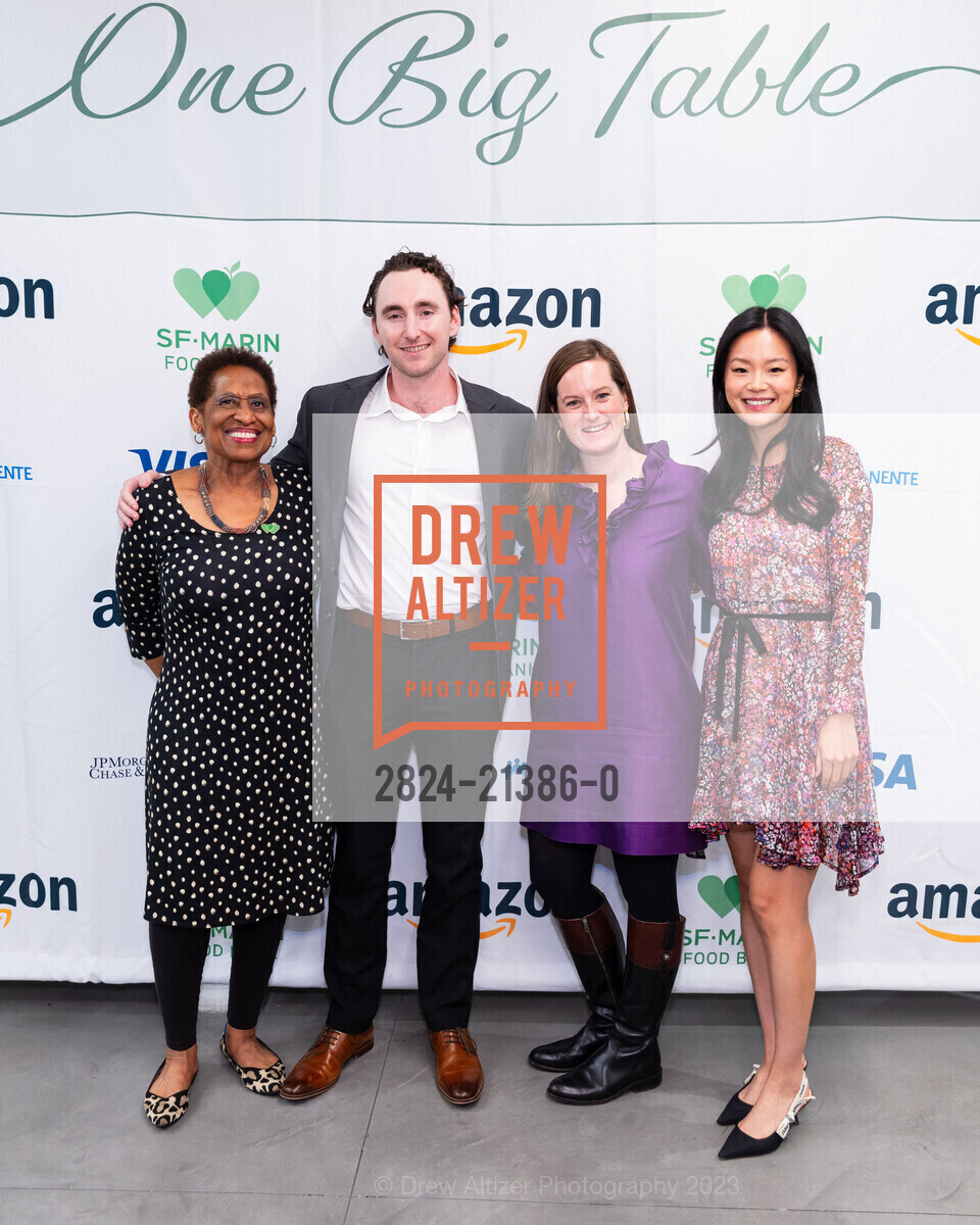Iris Fluellen, Patrick Gavin, Flynn Govern, Jennifer Wu, One Big Table 2023, SF-Marin Food Bank. 900 Pennsylvania Ave, SF, CA 94107 US, September 30th, 2023, Photo #2824-21386-0 Iris Fluellen, Patrick Gavin, Flynn Govern, Jennifer Wu, Photo #2824-21386-0