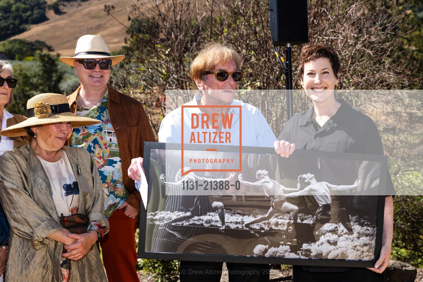 Kimi Okada, Sean Dowdall, Tim Streb, Jackie Schneider, ODC's Fall for Art Gala 2023, McEvoy Ranch. 5935 Red Hill Rd, Petaluma, CA 94952 US, October 1st, 2023, Photo #1131-21388-0 Kimi Okada, Sean Dowdall, Tim Streb, Jackie Schneider, Photo #1131-21388-0