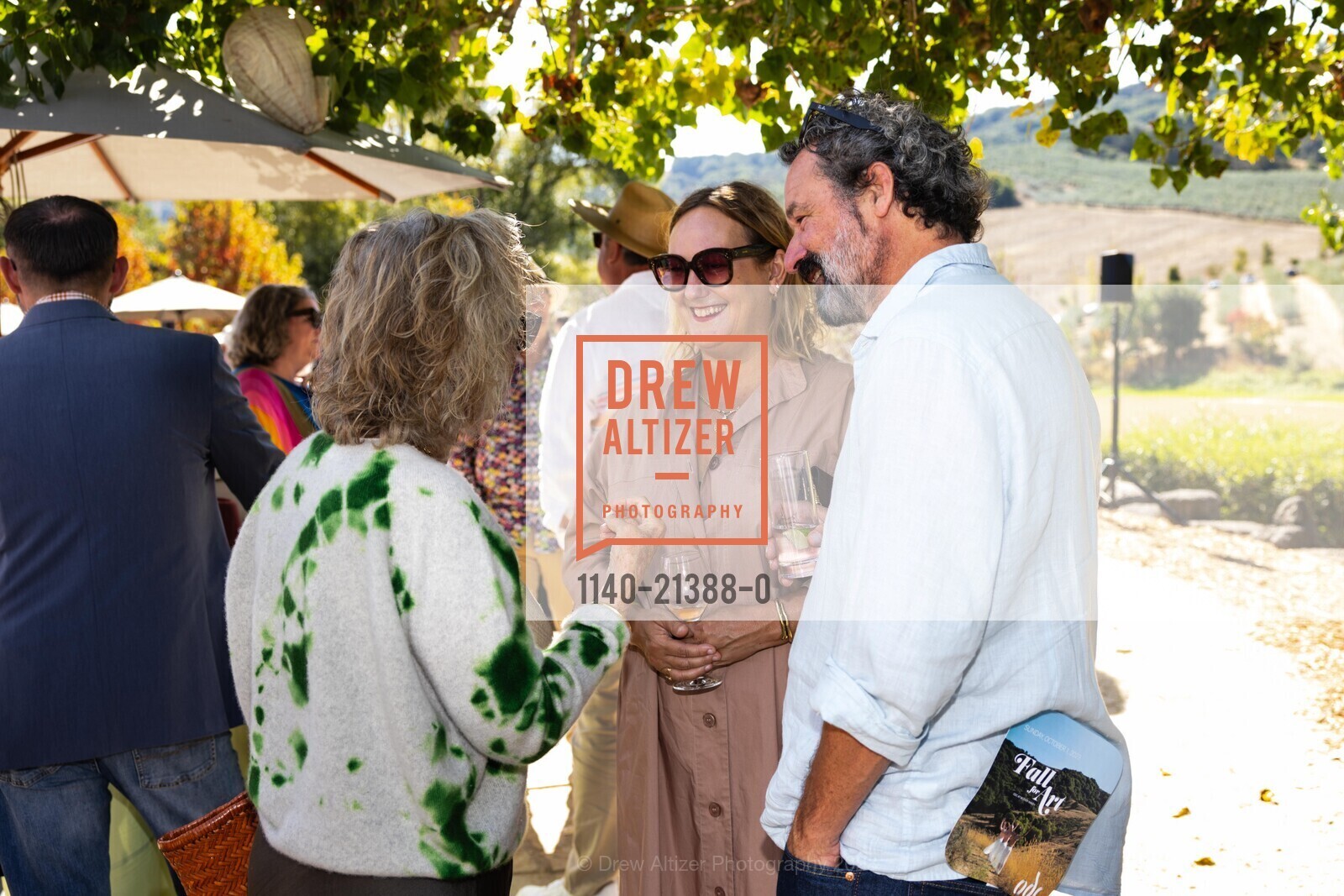 Susie Tompkins Buell, Lazuli Whitt, ODC's Fall for Art Gala 2023, McEvoy Ranch. 5935 Red Hill Rd, Petaluma, CA 94952 US, October 1st, 2023, Photo #1140-21388-0 Susie Tompkins Buell, Lazuli Whitt, Photo #1140-21388-0