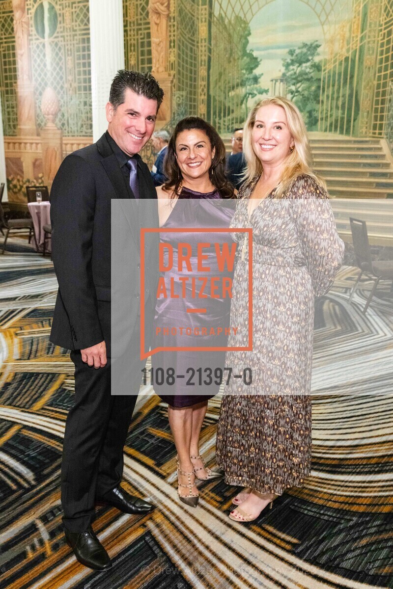 Derek Pappas, Diana Bojorquez, Corrine McCleary, Catholic Charities Loaves and Fishes, The Westin St. Francis San Francisco. 335 Powell St, SF, CA 94102, October 5th, 2023, Photo #1108-21397-0 Derek Pappas, Diana Bojorquez, Corrine McCleary, Photo #1108-21397-0