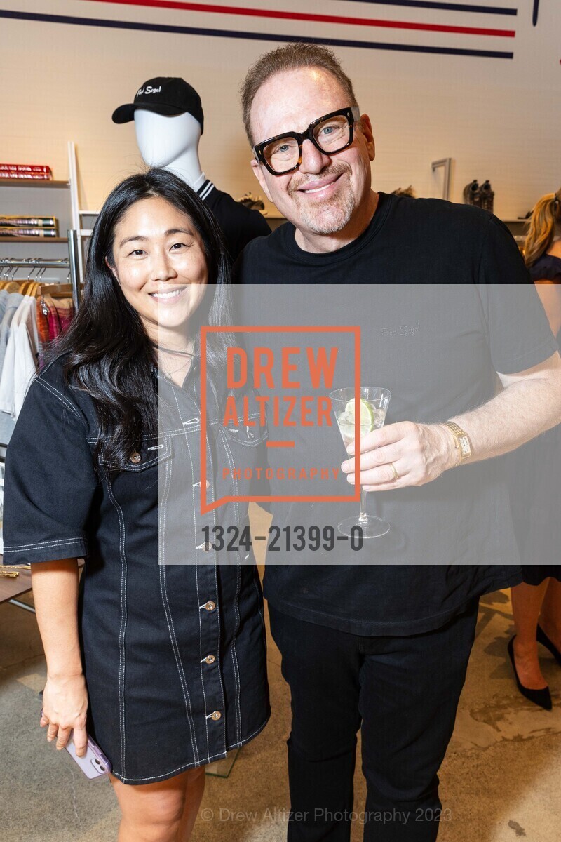 Kimi Chiang, Jeff Lotman, Modern Luxury SF Celebrates the Opening of Fred Segal Marin, Suite 50. 2409 Larkspur Landing Cir, Larkspur, CA 94939 US, October 5th, 2023, Photo #1324-21399-0 Kimi Chiang, Jeff Lotman, Photo #1324-21399-0