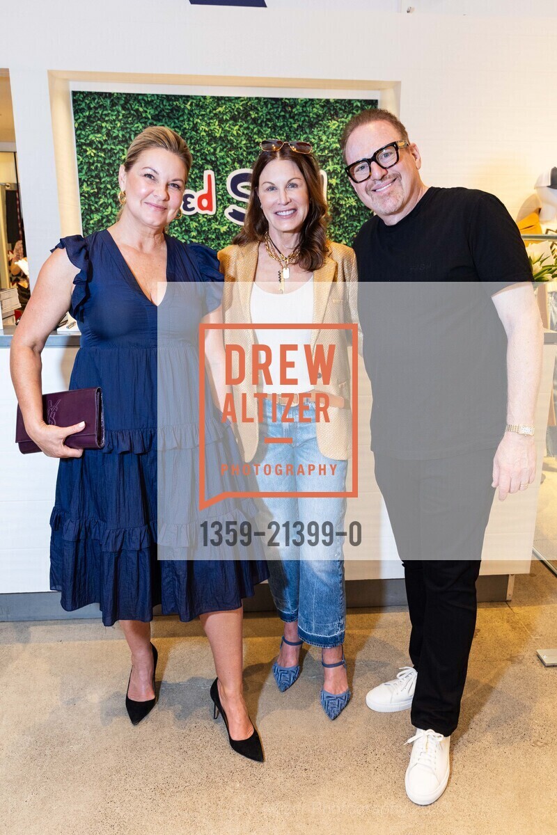 Toni Malvesta, Therese Lotman, Jeff Lotman, Modern Luxury SF Celebrates the Opening of Fred Segal Marin, Suite 50. 2409 Larkspur Landing Cir, Larkspur, CA 94939 US, October 5th, 2023, Photo #1359-21399-0 Toni Malvesta, Therese Lotman, Jeff Lotman, Photo #1359-21399-0