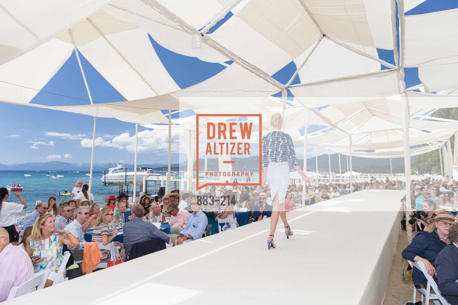 Fashion Show, Saks Fifth Avenue and The League to Save Lake Tahoe Present Fashion on the Lake, Private Residence, August 1st, 2015,Drew Altizer, Drew Altizer Photography, full-service agency, private events, San Francisco photographer, photographer california