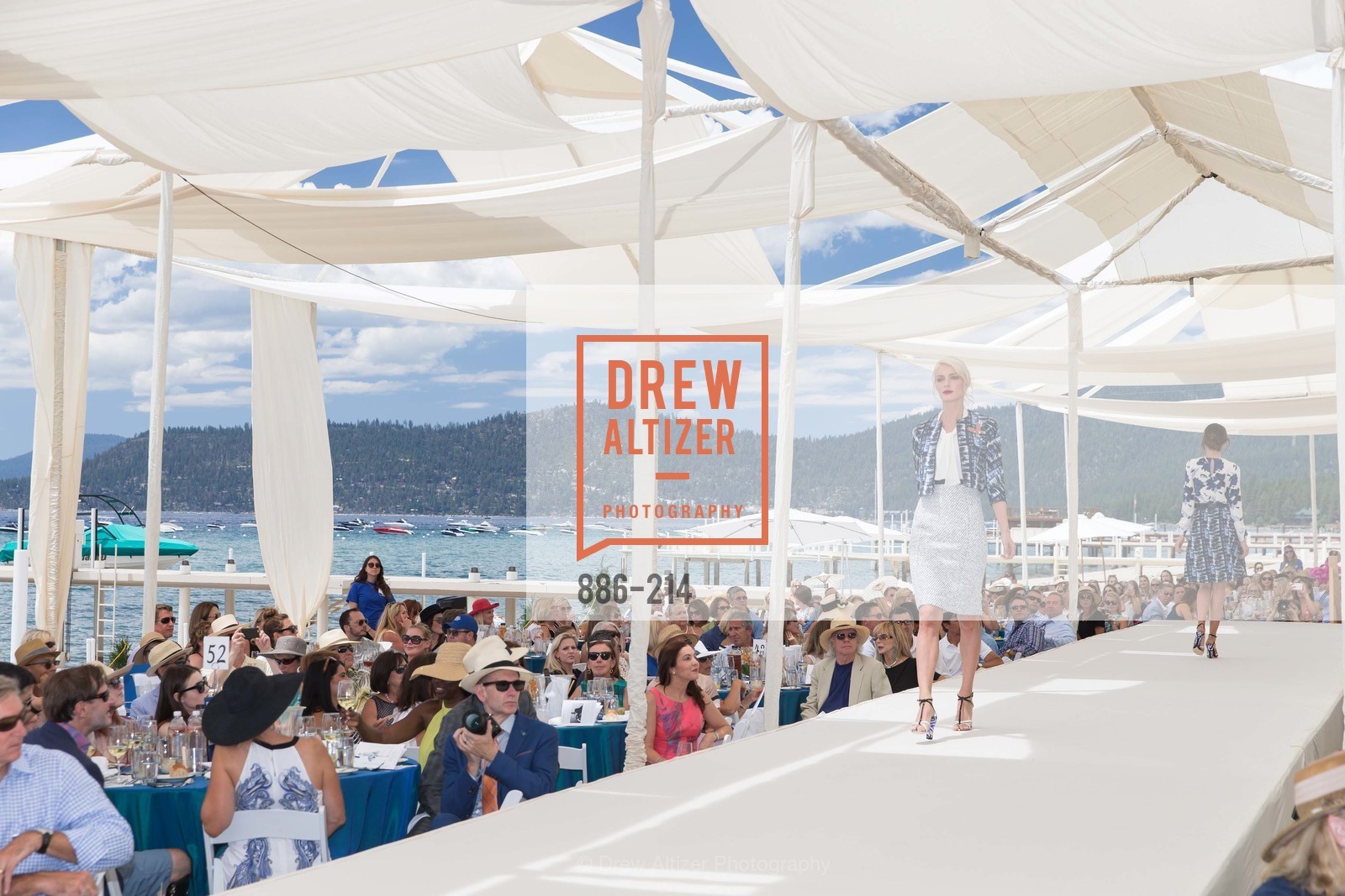 Fashion Show, Saks Fifth Avenue and The League to Save Lake Tahoe Present Fashion on the Lake, Private Residence, August 1st, 2015,Drew Altizer, Drew Altizer Photography, full-service agency, private events, San Francisco photographer, photographer california