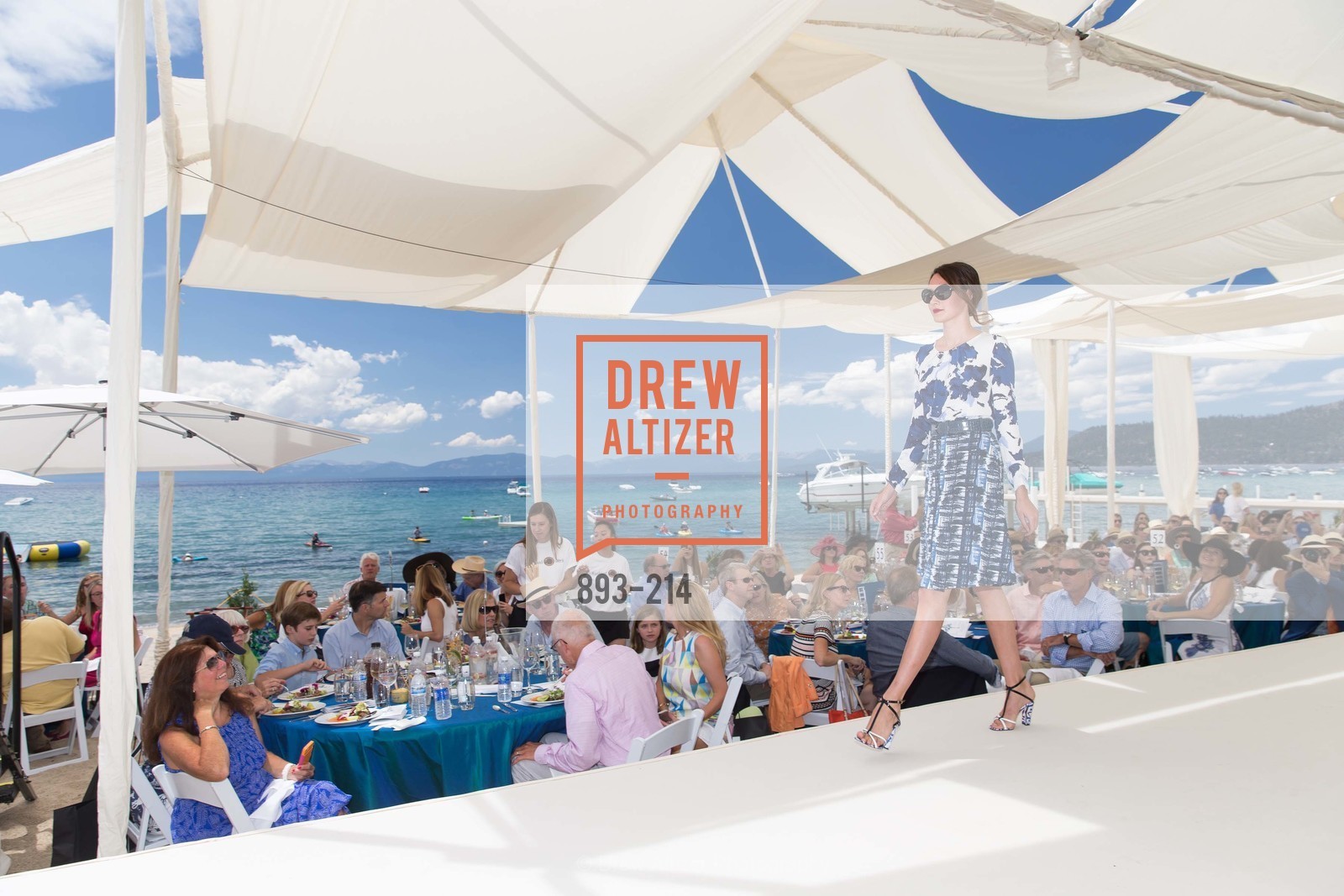 Fashion Show, Saks Fifth Avenue and The League to Save Lake Tahoe Present Fashion on the Lake, Private Residence, August 1st, 2015,Drew Altizer, Drew Altizer Photography, full-service event agency, private events, San Francisco photographer, photographer California