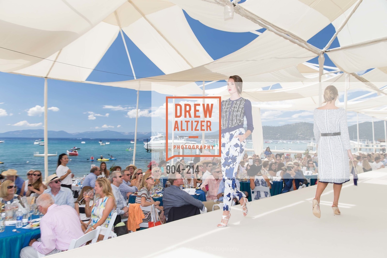 Fashion Show, Saks Fifth Avenue and The League to Save Lake Tahoe Present Fashion on the Lake, Private Residence, August 1st, 2015,Drew Altizer, Drew Altizer Photography, full-service agency, private events, San Francisco photographer, photographer california