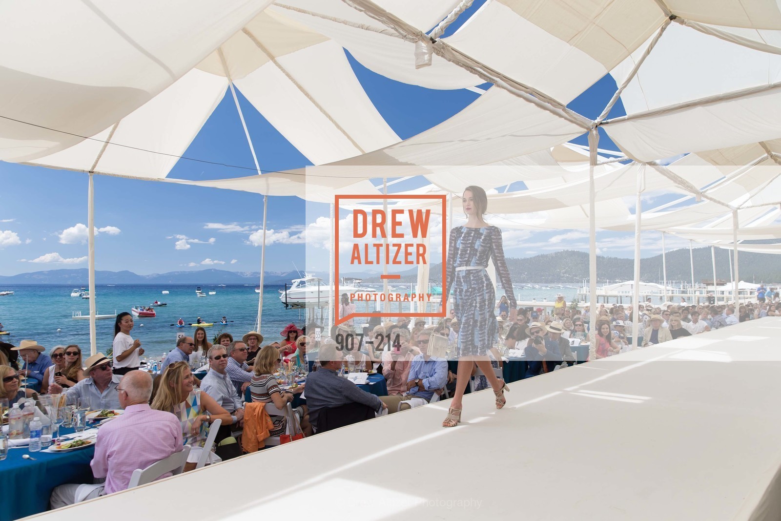 Fashion Show, Saks Fifth Avenue and The League to Save Lake Tahoe Present Fashion on the Lake, Private Residence, August 1st, 2015,Drew Altizer, Drew Altizer Photography, full-service agency, private events, San Francisco photographer, photographer california