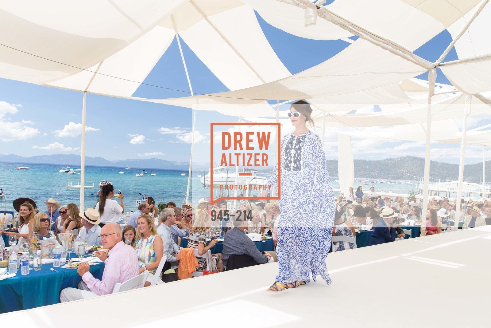 Fashion Show, Saks Fifth Avenue and The League to Save Lake Tahoe Present Fashion on the Lake, Private Residence, August 1st, 2015,Drew Altizer, Drew Altizer Photography, full-service agency, private events, San Francisco photographer, photographer california