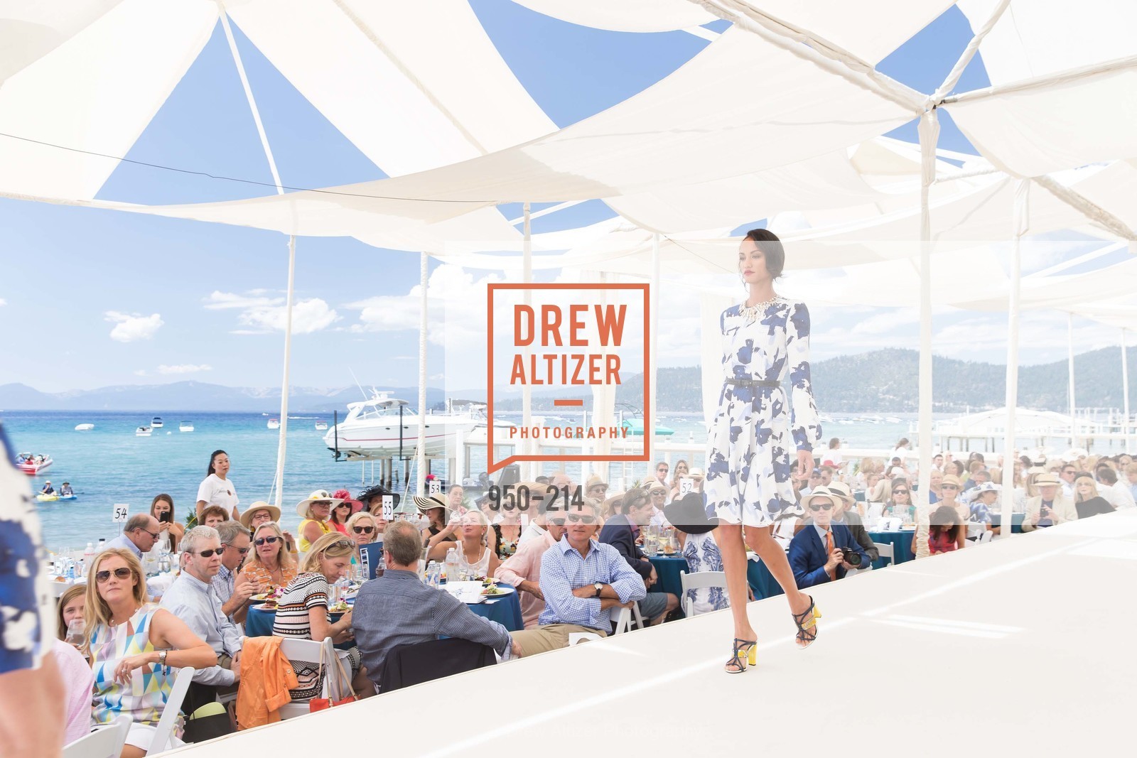 Fashion Show, Saks Fifth Avenue and The League to Save Lake Tahoe Present Fashion on the Lake, Private Residence, August 1st, 2015,Drew Altizer, Drew Altizer Photography, full-service event agency, private events, San Francisco photographer, photographer California