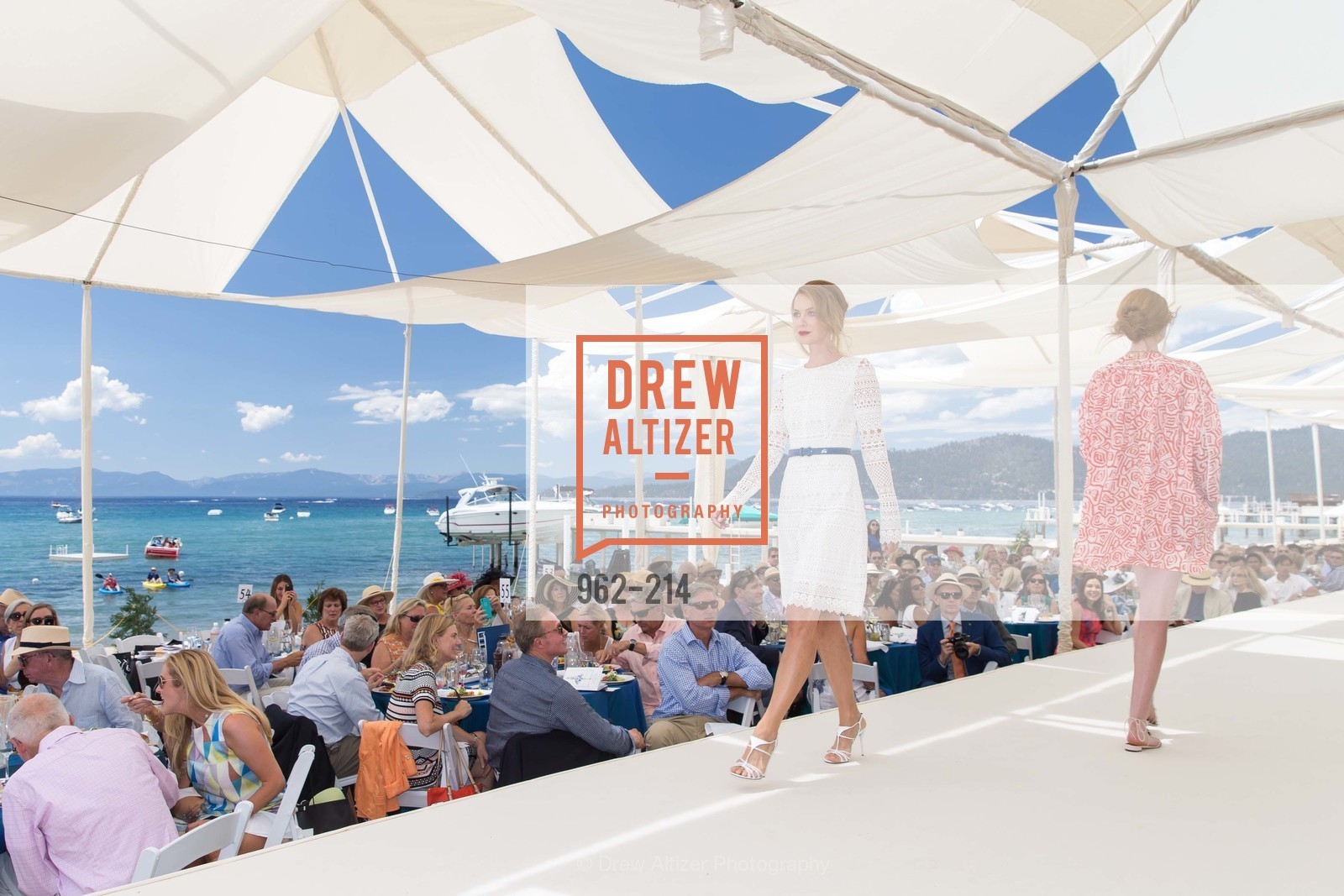 Fashion Show, Saks Fifth Avenue and The League to Save Lake Tahoe Present Fashion on the Lake, Private Residence, August 1st, 2015,Drew Altizer, Drew Altizer Photography, full-service event agency, private events, San Francisco photographer, photographer California