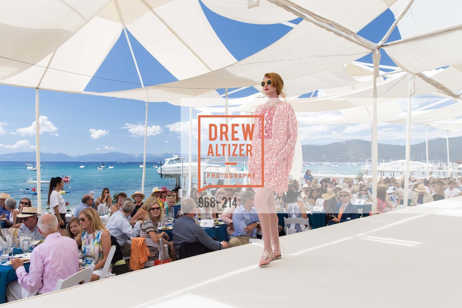 Fashion Show, Saks Fifth Avenue and The League to Save Lake Tahoe Present Fashion on the Lake, Private Residence, August 1st, 2015,Drew Altizer, Drew Altizer Photography, full-service agency, private events, San Francisco photographer, photographer california