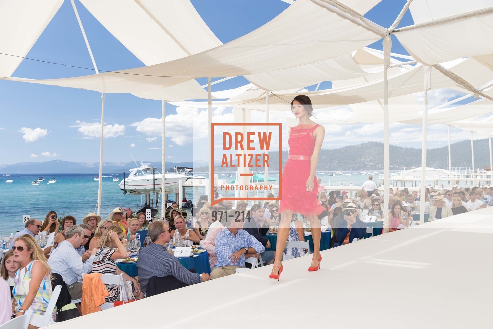 Fashion Show, Saks Fifth Avenue and The League to Save Lake Tahoe Present Fashion on the Lake, Private Residence, August 1st, 2015,Drew Altizer, Drew Altizer Photography, full-service event agency, private events, San Francisco photographer, photographer California