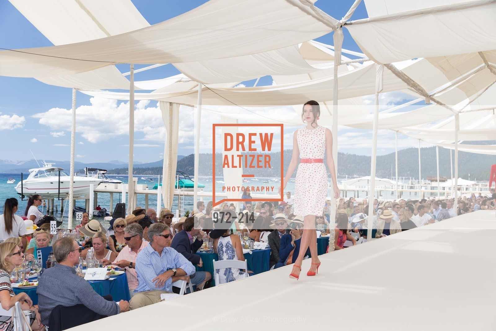 Fashion Show, Saks Fifth Avenue and The League to Save Lake Tahoe Present Fashion on the Lake, Private Residence, August 1st, 2015,Drew Altizer, Drew Altizer Photography, full-service agency, private events, San Francisco photographer, photographer california
