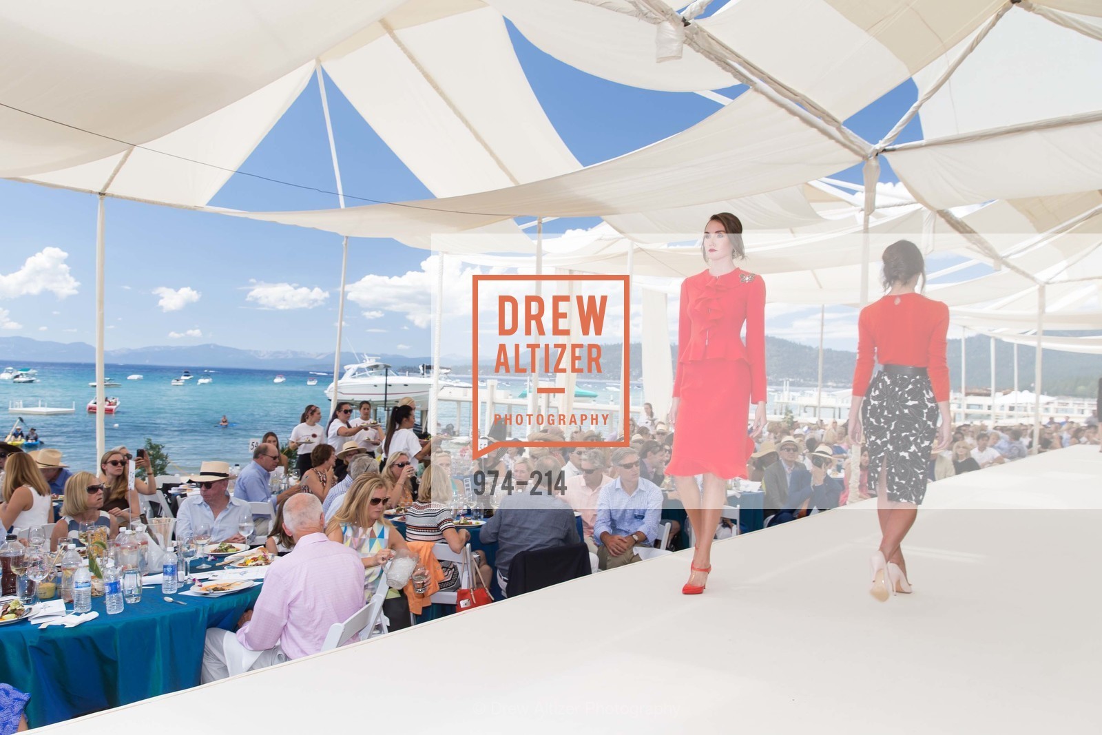 Fashion Show, Saks Fifth Avenue and The League to Save Lake Tahoe Present Fashion on the Lake, Private Residence, August 1st, 2015,Drew Altizer, Drew Altizer Photography, full-service agency, private events, San Francisco photographer, photographer california