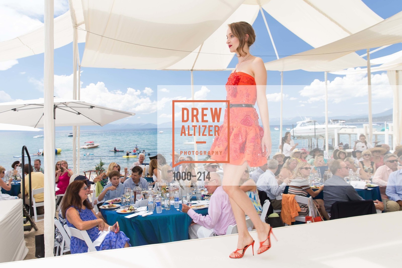 Fashion Show, Saks Fifth Avenue and The League to Save Lake Tahoe Present Fashion on the Lake, Private Residence, August 1st, 2015,Drew Altizer, Drew Altizer Photography, full-service agency, private events, San Francisco photographer, photographer california