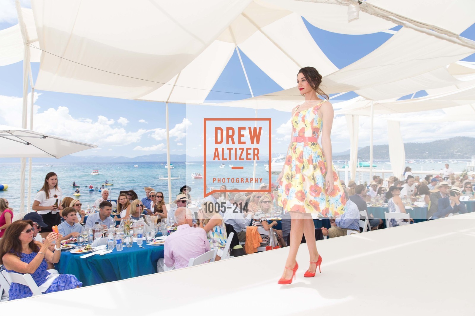 Fashion Show, Saks Fifth Avenue and The League to Save Lake Tahoe Present Fashion on the Lake, Private Residence, August 1st, 2015,Drew Altizer, Drew Altizer Photography, full-service agency, private events, San Francisco photographer, photographer california