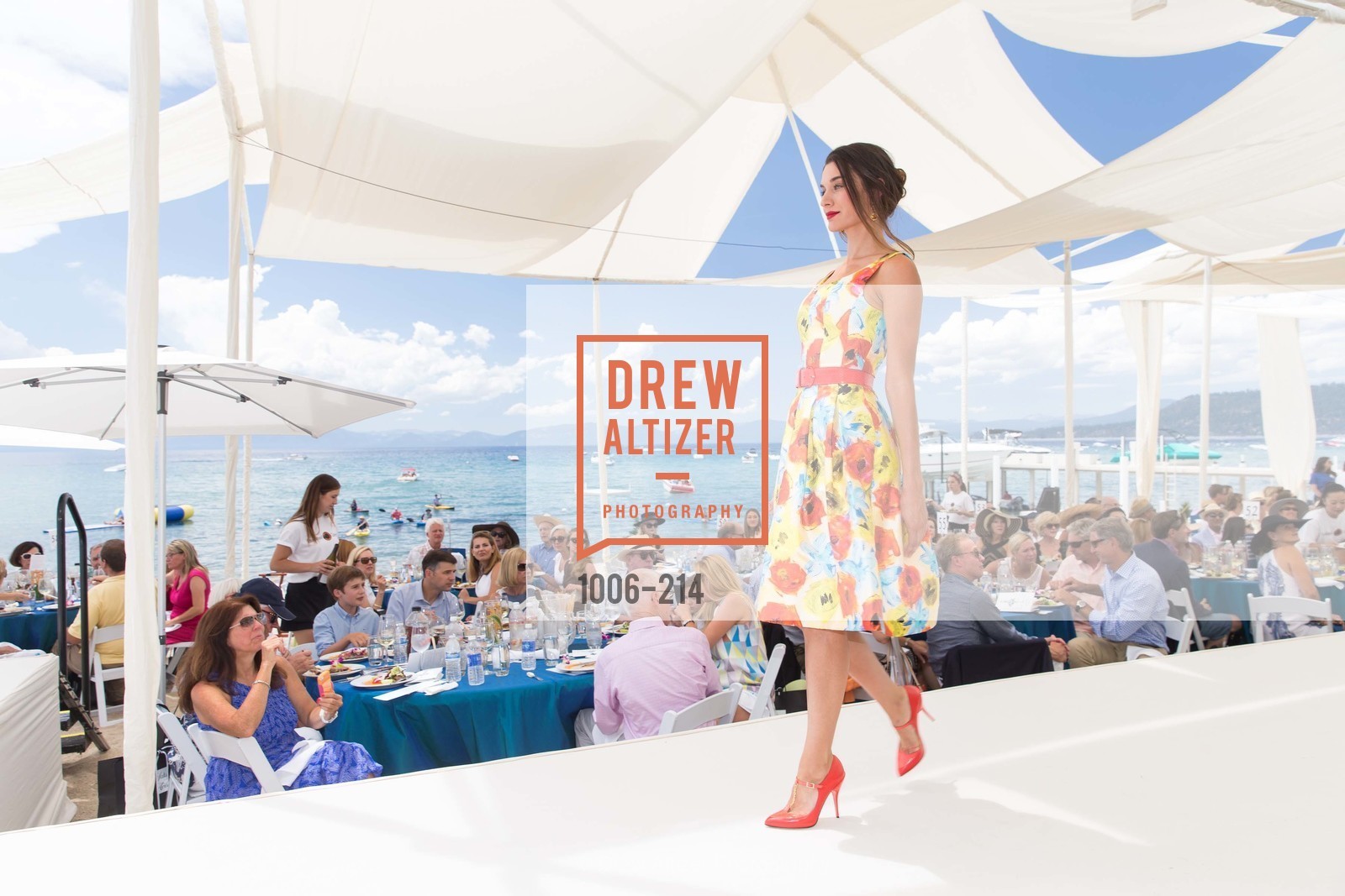 Fashion Show, Saks Fifth Avenue and The League to Save Lake Tahoe Present Fashion on the Lake, Private Residence, August 1st, 2015,Drew Altizer, Drew Altizer Photography, full-service agency, private events, San Francisco photographer, photographer california