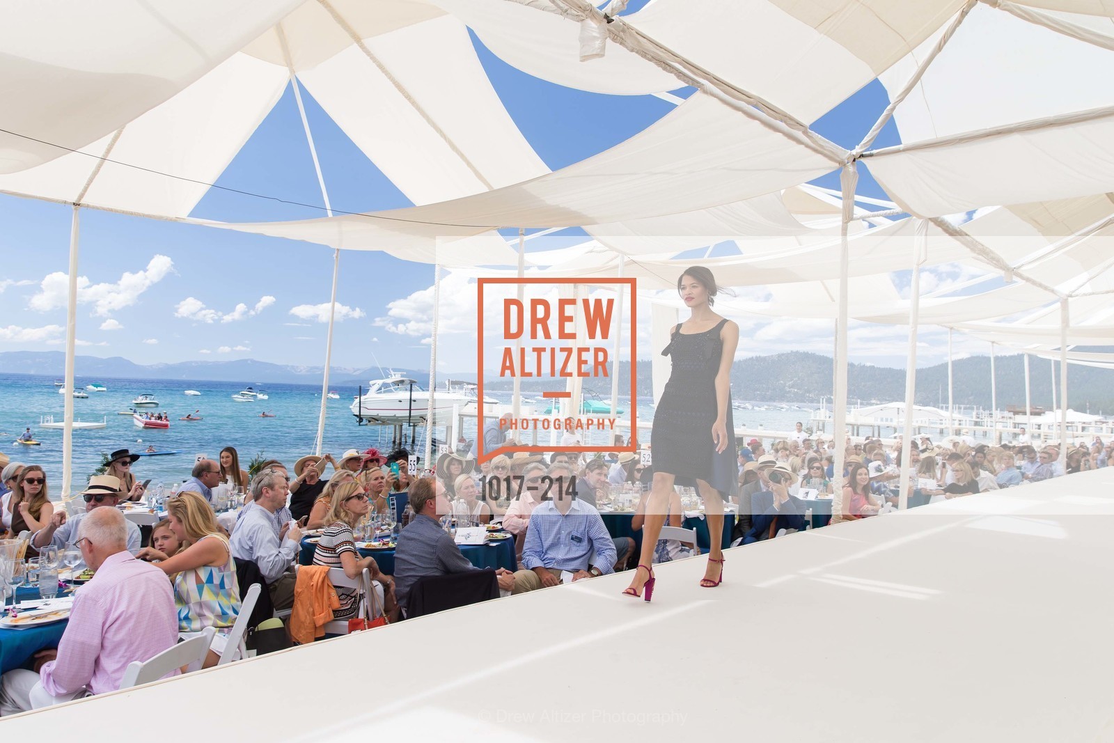 Fashion Show, Saks Fifth Avenue and The League to Save Lake Tahoe Present Fashion on the Lake, Private Residence, August 1st, 2015,Drew Altizer, Drew Altizer Photography, full-service agency, private events, San Francisco photographer, photographer california