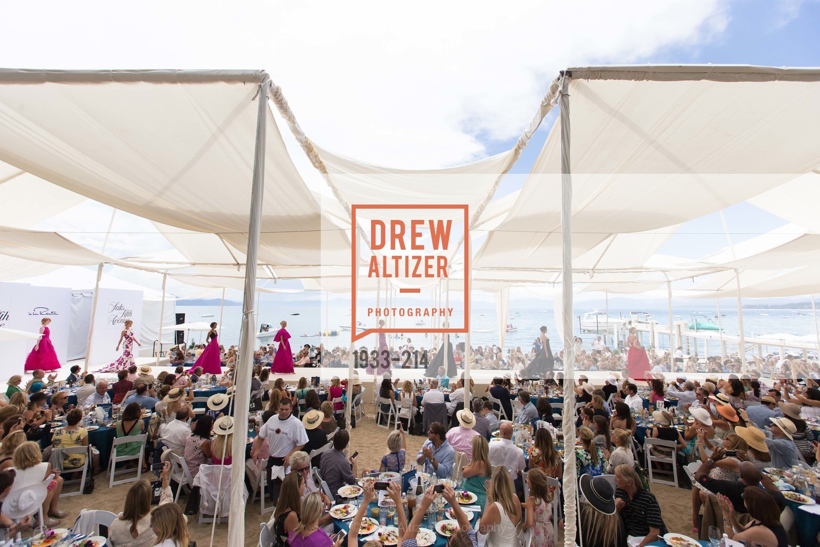 Fashion Show, Saks Fifth Avenue and The League to Save Lake Tahoe Present Fashion on the Lake, Private Residence, August 1st, 2015,Drew Altizer, Drew Altizer Photography, full-service event agency, private events, San Francisco photographer, photographer California