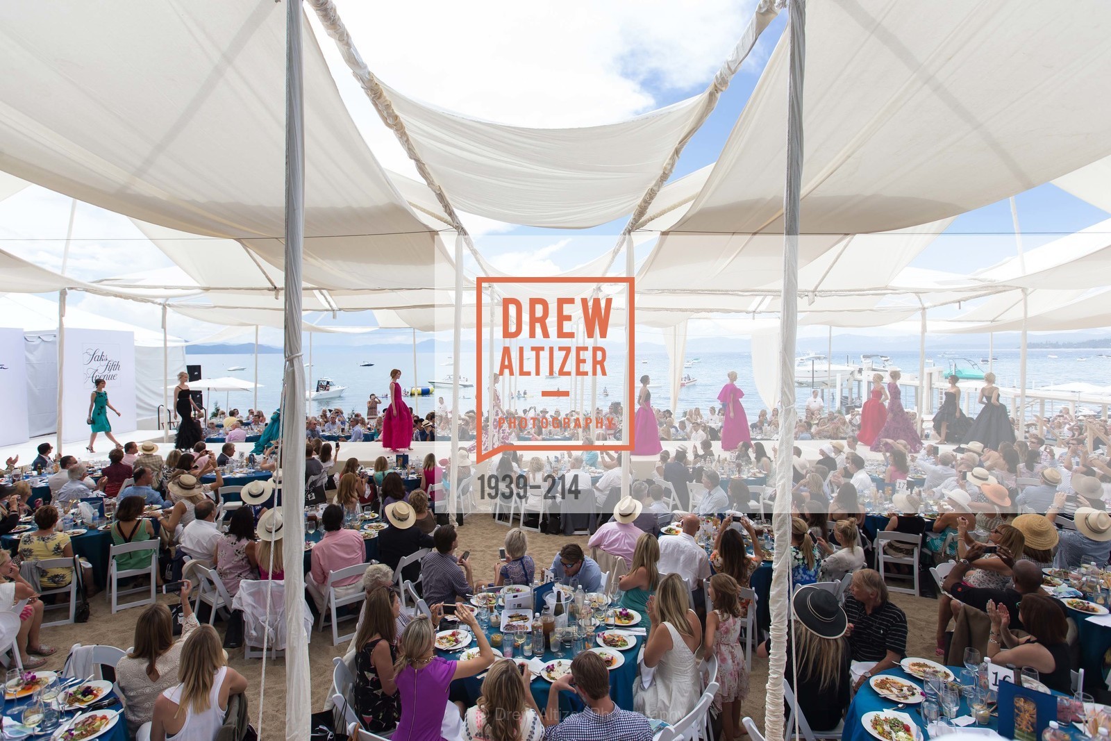 Fashion Show, Saks Fifth Avenue and The League to Save Lake Tahoe Present Fashion on the Lake, Private Residence, August 1st, 2015,Drew Altizer, Drew Altizer Photography, full-service agency, private events, San Francisco photographer, photographer california
