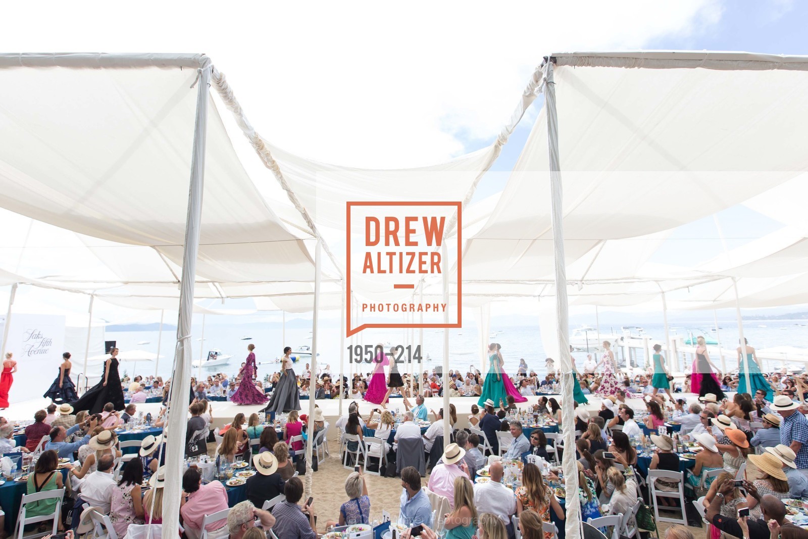 Fashion Show, Saks Fifth Avenue and The League to Save Lake Tahoe Present Fashion on the Lake, Private Residence, August 1st, 2015,Drew Altizer, Drew Altizer Photography, full-service agency, private events, San Francisco photographer, photographer california