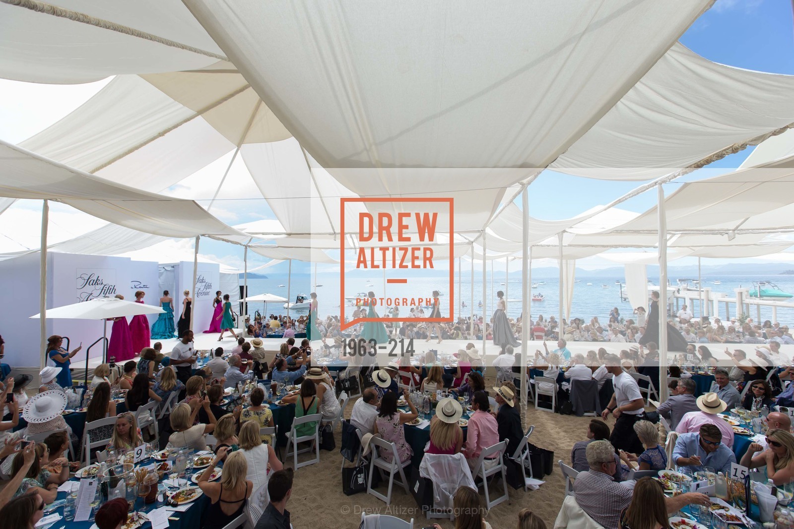 Fashion Show, Saks Fifth Avenue and The League to Save Lake Tahoe Present Fashion on the Lake, Private Residence, August 1st, 2015,Drew Altizer, Drew Altizer Photography, full-service agency, private events, San Francisco photographer, photographer california