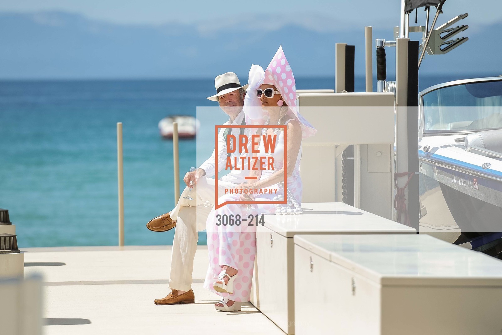Tom Barrett, Belinda Berry, Saks Fifth Avenue and The League to Save Lake Tahoe Present Fashion on the Lake, Private Residence, August 1st, 2015,Drew Altizer, Drew Altizer Photography, full-service agency, private events, San Francisco photographer, photographer california