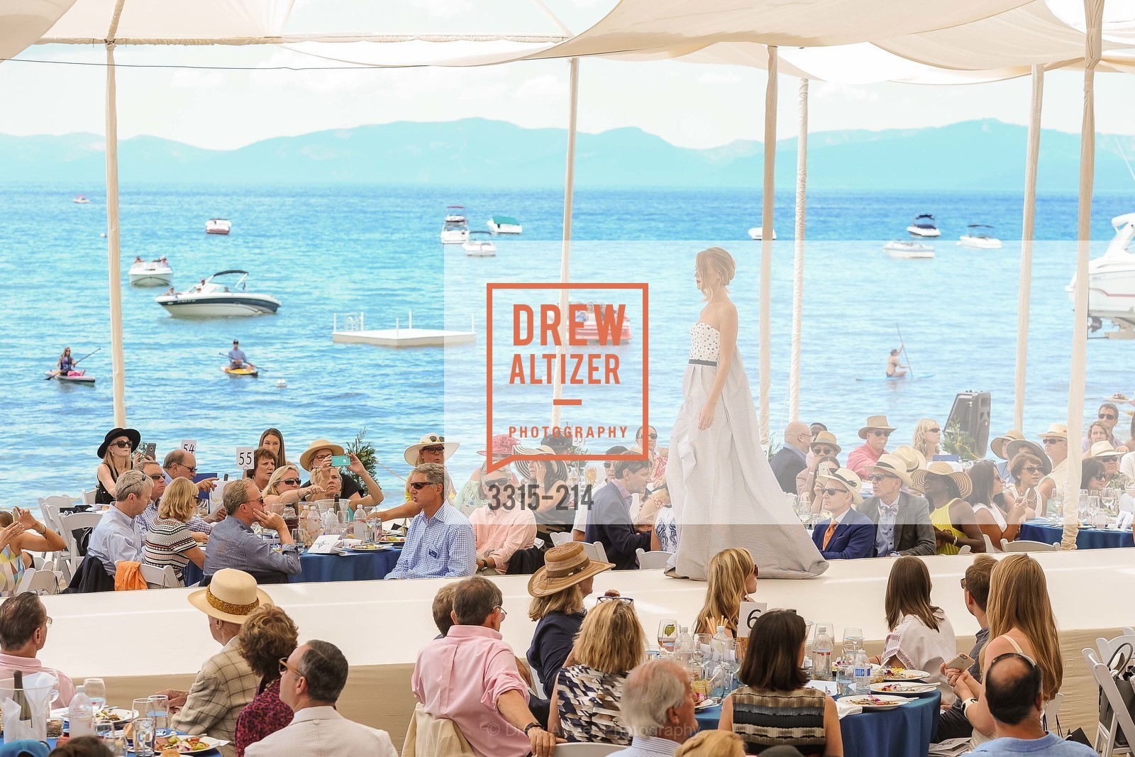 Fashion Show, Saks Fifth Avenue and The League to Save Lake Tahoe Present Fashion on the Lake, Private Residence, August 1st, 2015,Drew Altizer, Drew Altizer Photography, full-service agency, private events, San Francisco photographer, photographer california