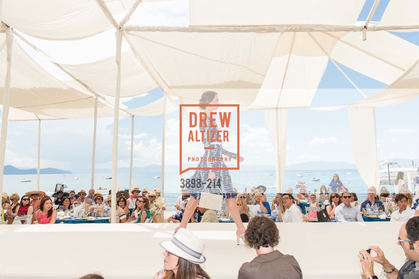 Fashion Show, Saks Fifth Avenue and The League to Save Lake Tahoe Present Fashion on the Lake, Private Residence, August 1st, 2015,Drew Altizer, Drew Altizer Photography, full-service agency, private events, San Francisco photographer, photographer california