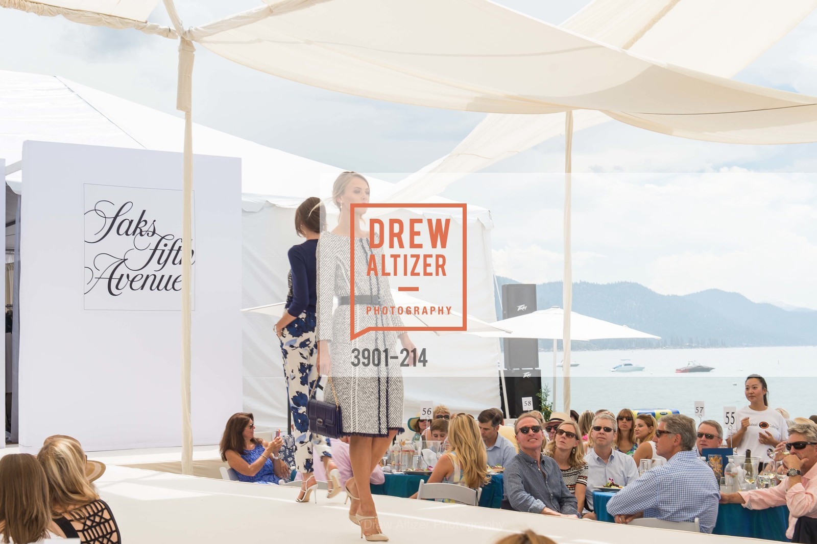 Fashion Show, Saks Fifth Avenue and The League to Save Lake Tahoe Present Fashion on the Lake, Private Residence, August 1st, 2015,Drew Altizer, Drew Altizer Photography, full-service agency, private events, San Francisco photographer, photographer california