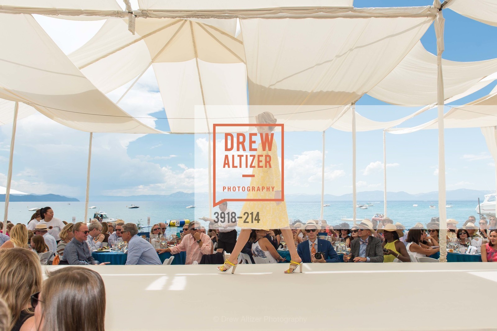 Fashion Show, Saks Fifth Avenue and The League to Save Lake Tahoe Present Fashion on the Lake, Private Residence, August 1st, 2015,Drew Altizer, Drew Altizer Photography, full-service agency, private events, San Francisco photographer, photographer california