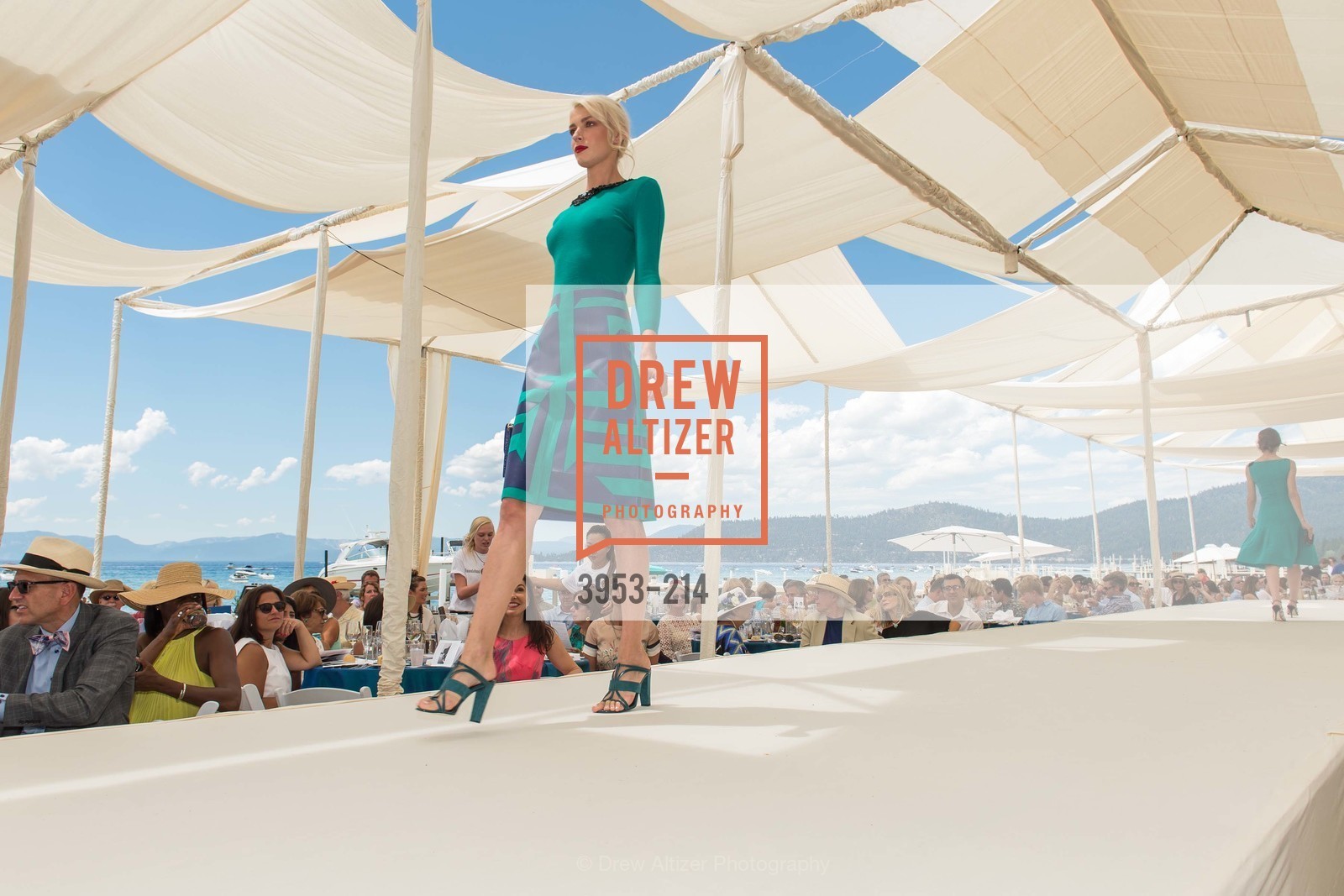 Fashion Show, Saks Fifth Avenue and The League to Save Lake Tahoe Present Fashion on the Lake, Private Residence, August 1st, 2015,Drew Altizer, Drew Altizer Photography, full-service agency, private events, San Francisco photographer, photographer california