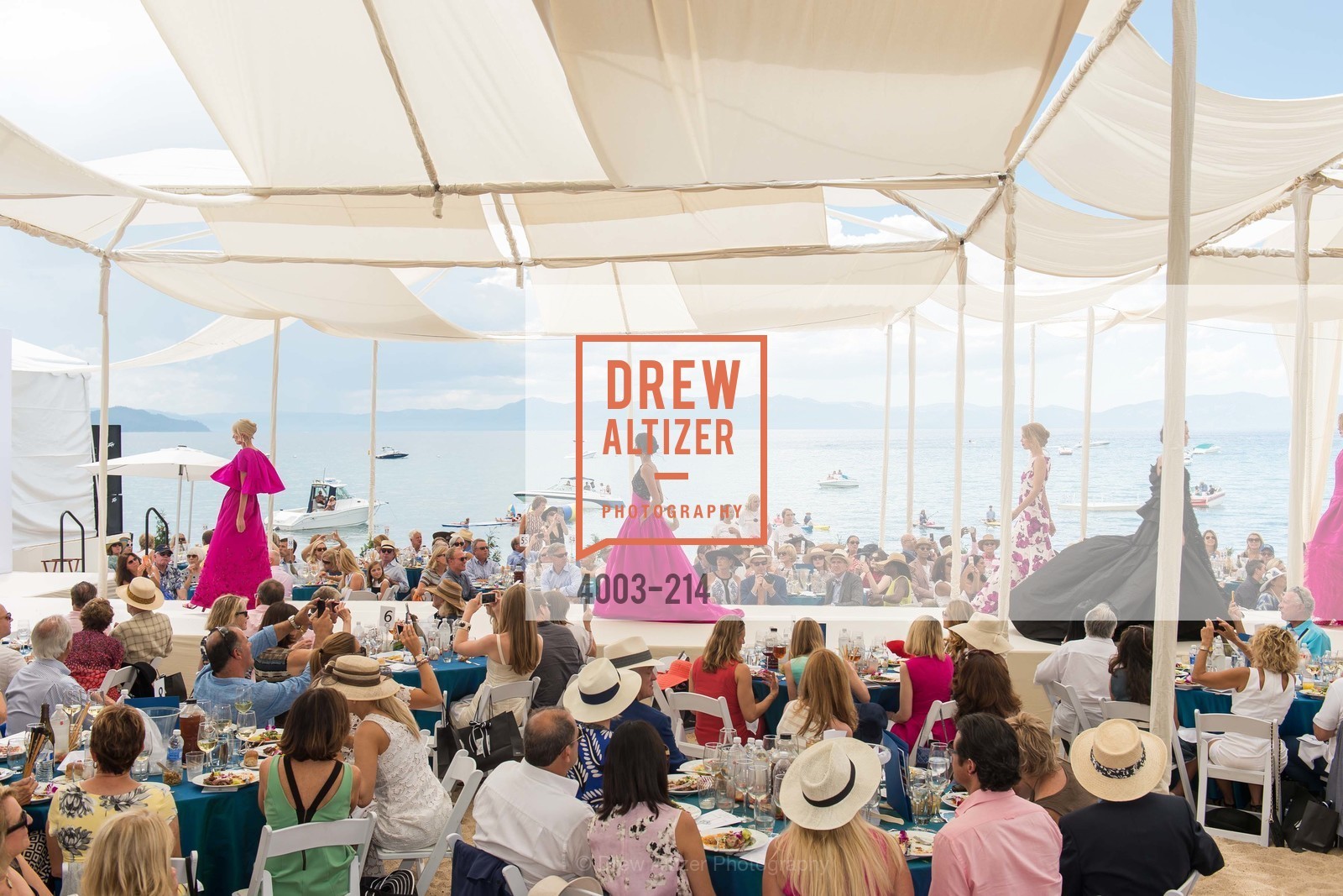 Fashion Show, Saks Fifth Avenue and The League to Save Lake Tahoe Present Fashion on the Lake, Private Residence, August 1st, 2015,Drew Altizer, Drew Altizer Photography, full-service agency, private events, San Francisco photographer, photographer california