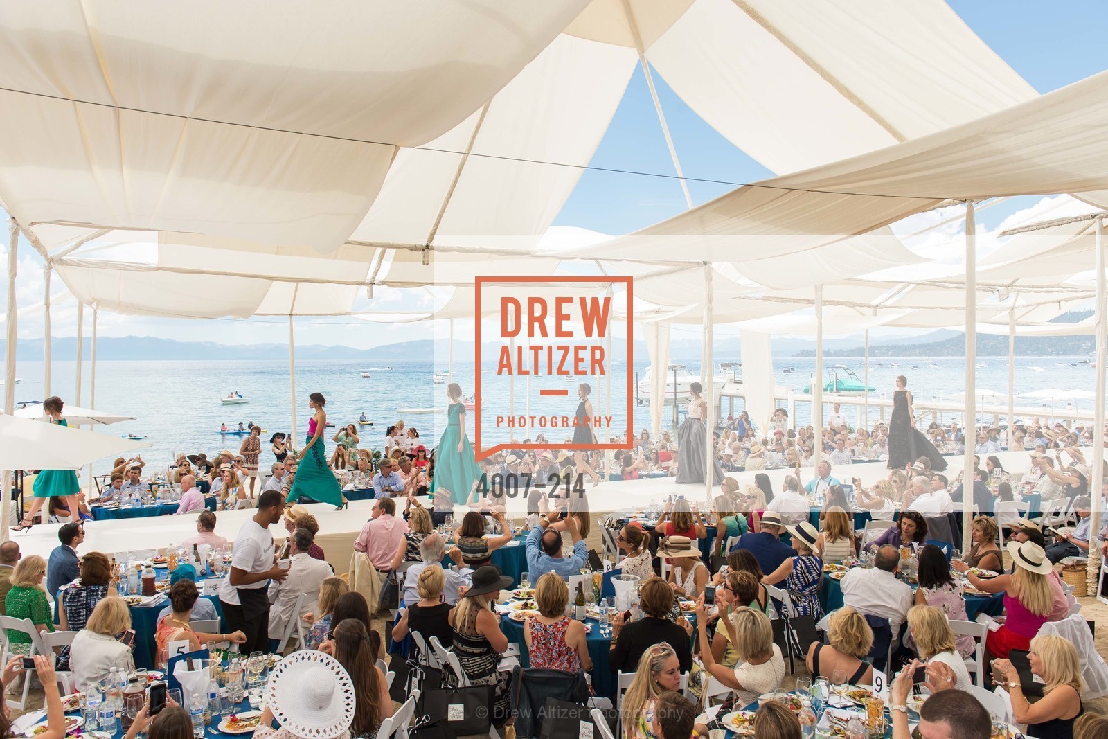 Fashion Show, Saks Fifth Avenue and The League to Save Lake Tahoe Present Fashion on the Lake, Private Residence, August 1st, 2015,Drew Altizer, Drew Altizer Photography, full-service agency, private events, San Francisco photographer, photographer california