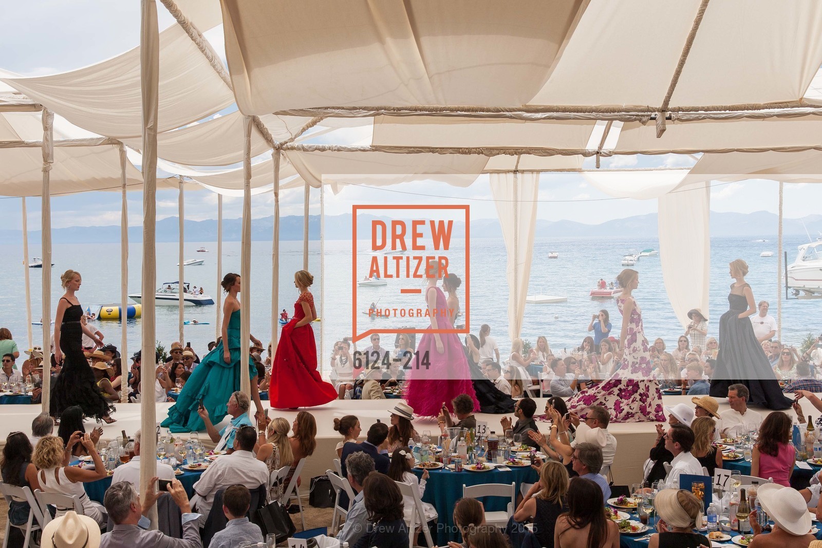 Fashion Show, Saks Fifth Avenue and The League to Save Lake Tahoe Present Fashion on the Lake, Private Residence, August 1st, 2015,Drew Altizer, Drew Altizer Photography, full-service event agency, private events, San Francisco photographer, photographer California