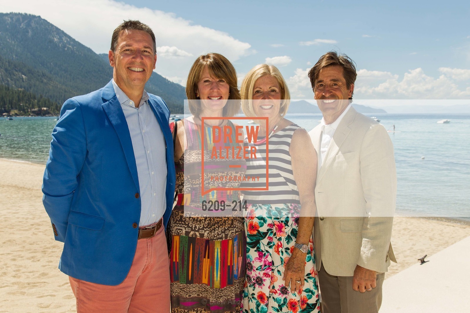 Glenn Bunting, Nancy Damaschino, Willo Bunting, Bob Damaschino, Saks Fifth Avenue and The League to Save Lake Tahoe Present Fashion on the Lake, Private Residence, August 1st, 2015,Drew Altizer, Drew Altizer Photography, full-service agency, private events, San Francisco photographer, photographer california