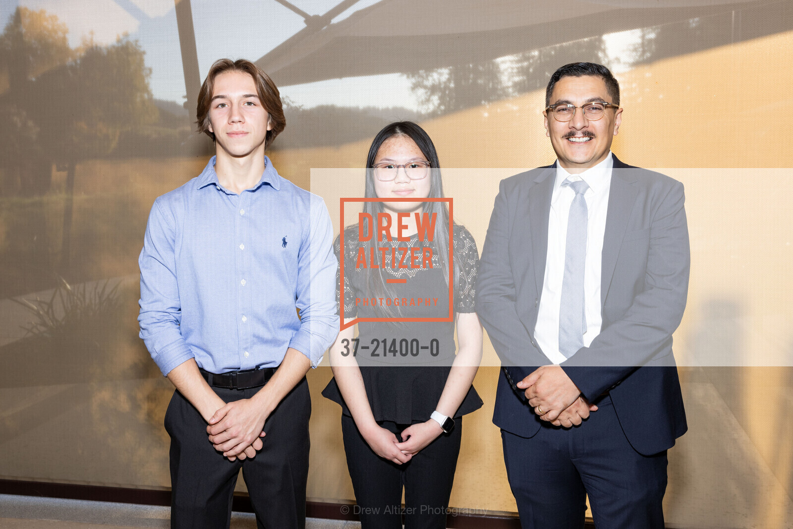 Eddie Flores, Angelina Lee, Kenny Gutierrez, Silicon Valley Urban Debate League's Words to the Wise, Palo Alto Hills Golf & Country Club, Photo #37-21400-0 Eddie Flores, Angelina Lee, Kenny Gutierrez, Photo #37-21400-0
